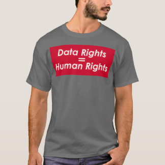 Camiseta Gráfico de derechos de datos de personalizado