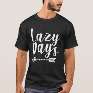Camiseta Gráfico de días perezosos