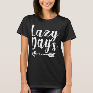 Camiseta Gráfico de días perezosos