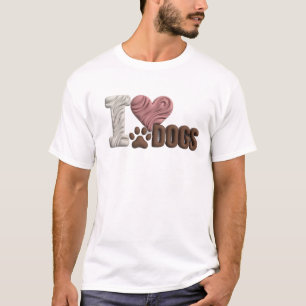 Camiseta Gráfico de diseñador moderno blanco ME ENCANTA LOS