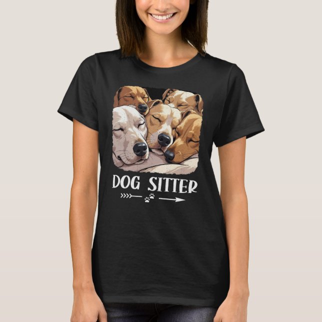 Camiseta Gráfico de Dog Sitter (Anverso)