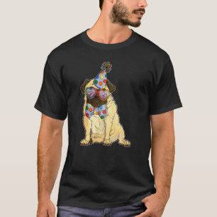 Camiseta Gráfico de dueño de mascota perros payaso pug