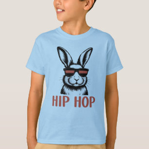 Camiseta Gráfico de Easter Bunny Hip Hop 