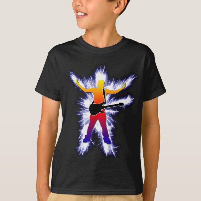 Camiseta Gráfico de electrificación del bajista (Anverso)