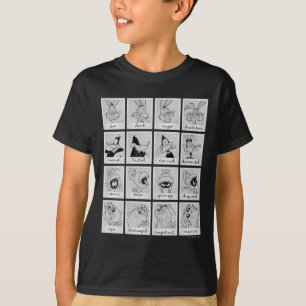 Camiseta Gráfico de emociones de personajes de LOONEY TUNES