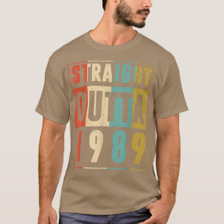 Camiseta Gráfico de época 1989 de 33 años de edad 33r