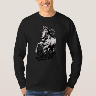 Camiseta Gráfico de espíritu Amante de los caballos Jinete 