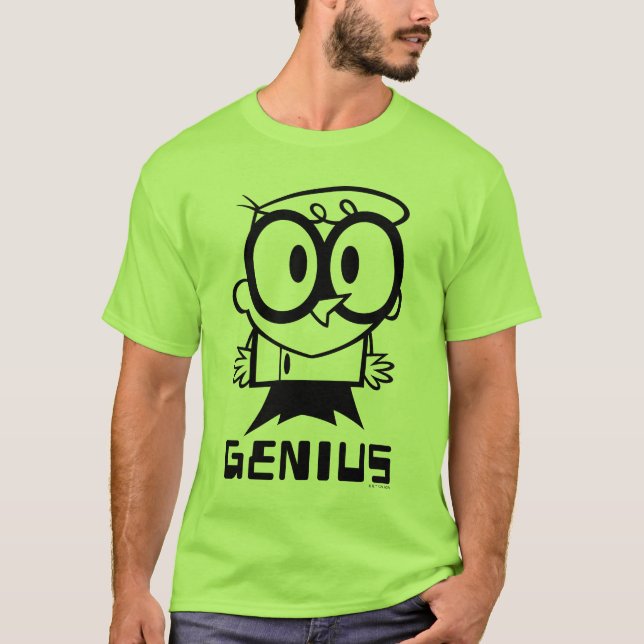 Camiseta Gráfico de esquema Dexter "Genius" (Anverso)
