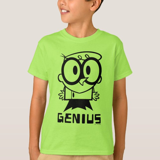 Camiseta Gráfico de esquema Dexter "Genius" (Anverso)