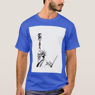 Camiseta Gráfico de estatua de violín