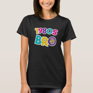 Camiseta Gráfico de estilo de patrón Fiesta Ochenta de los 