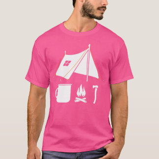 Camiseta Gráfico de excursión en camping de supervivencia d