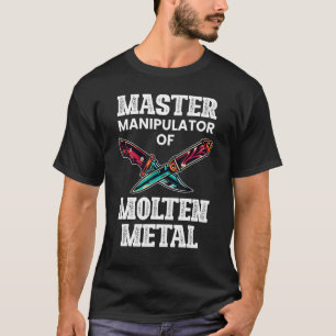 Camiseta Gráfico de falsificación del herrero del manipulad