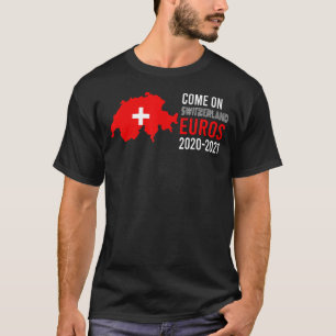 Camiseta Gráfico De Fans De Come On Suiza Euros 2020 2021
