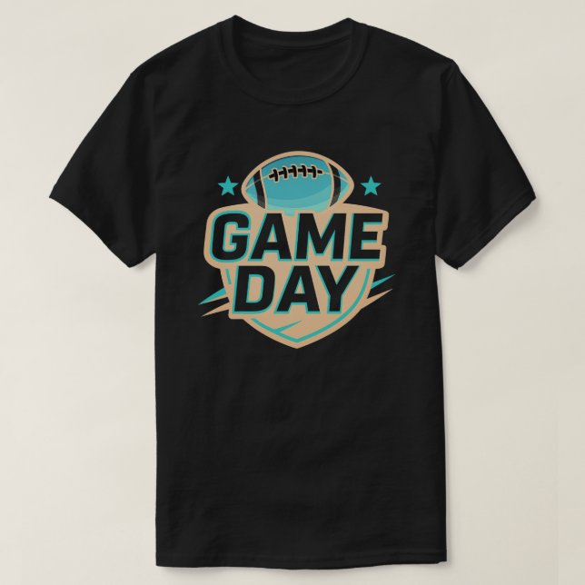 Camiseta Gráfico de fútbol del Día del Juego (Diseño del anverso)