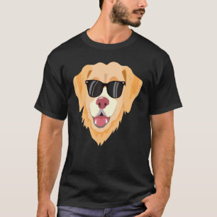 Camiseta Gráfico de gafas de sol de perro de recuperación d