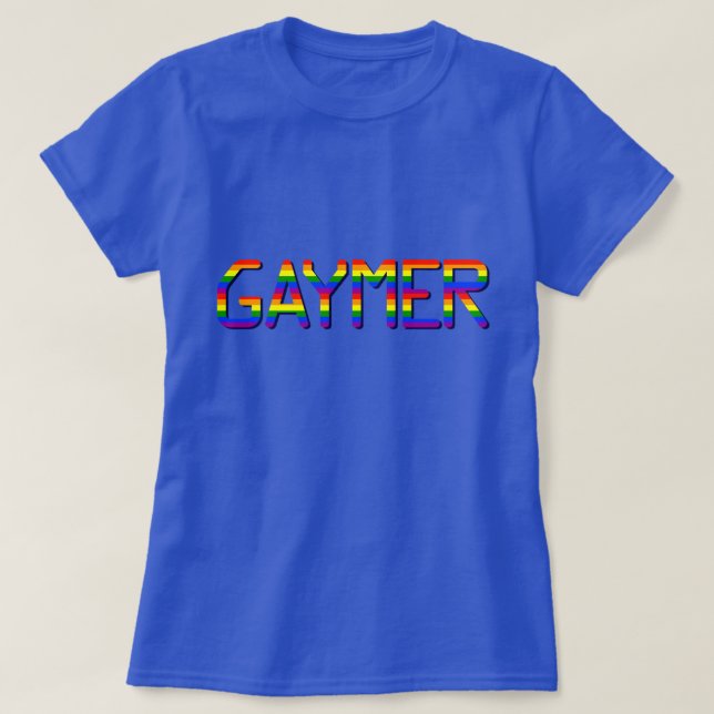 Camiseta Gráfico de Gaymer (Diseño del anverso)