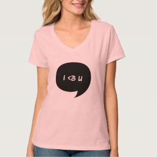 Camiseta Gráfico de globo de diálogo clásico y negrita