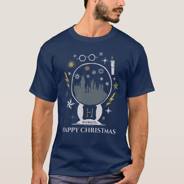 Camiseta Gráfico de Globo de Nieve de HOGWARTS™ (Anverso)