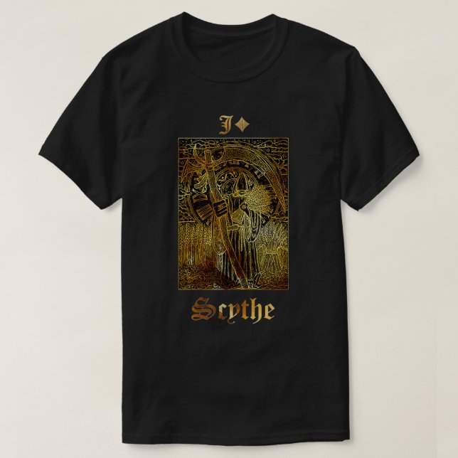 Camiseta Gráfico De Gótico Oculto Para Hombres Muerte Satán (Diseño del anverso)