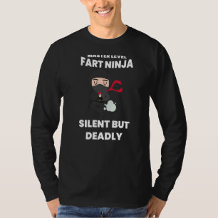 Camiseta Gráfico de guerrero de Ninja Karate silencioso per
