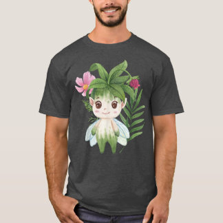 Camiseta gráfico de hadas grunge cottagecore mens