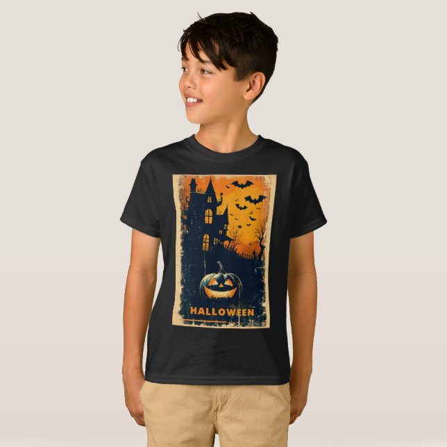Camiseta Gráfico de Halloween - Edición Limitada (Anverso completo)