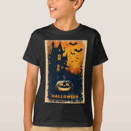 Camiseta Gráfico de Halloween - Edición Limitada
