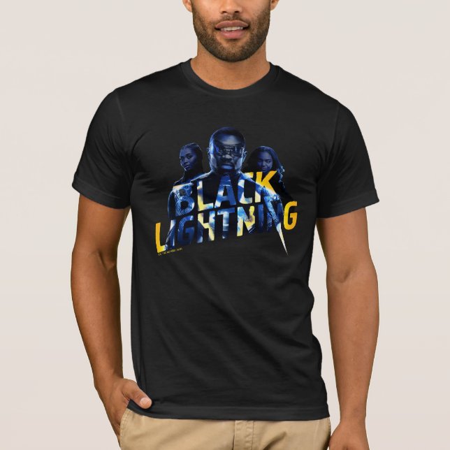 Camiseta Gráfico de Héroes de Black Lightning (Anverso)