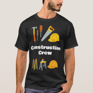 Camiseta Gráfico de herramientas de equipo de construcción