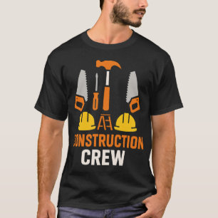 Camiseta Gráfico de herramientas de equipo de construcción