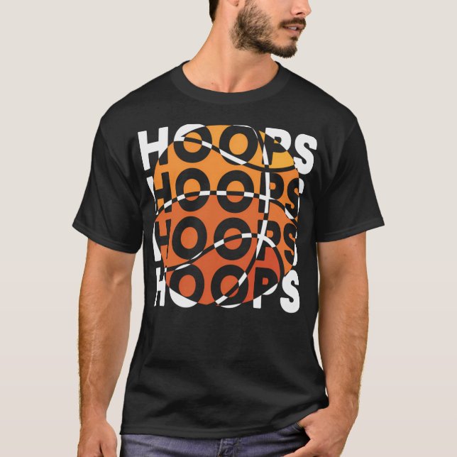 Camiseta Gráfico De Hoops Del Básquer (Anverso)