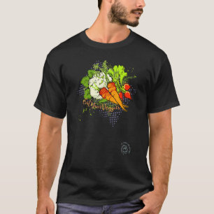 Camiseta Gráfico de hortaliza de jardín coma sus verduras