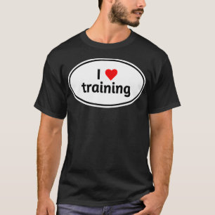 Camiseta Gráfico de I Love Training