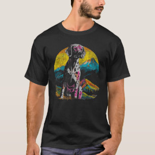 Camiseta Gráfico De Ilustracion Dalmatiano Vintage Para Lov