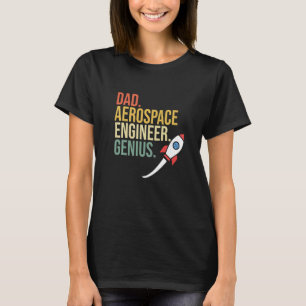 Camiseta Gráfico de ingeniería de cohetes de papá, ingenier