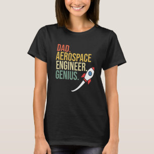 Camiseta Gráfico de ingeniería de cohetes de papá, ingenier