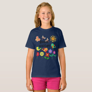 Camiseta Gráfico de inspiración ecológica "arraigado en la