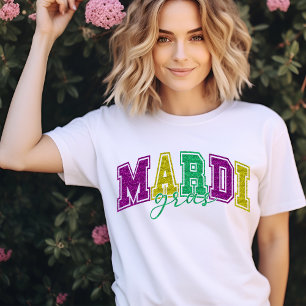 Camiseta Gráfico de juerga de Mardi Gras - Carnaval festivo