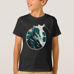 Camiseta Gráfico de la aventura del esquí de montaña
