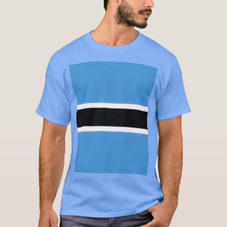 Camiseta Gráfico de la bandera de Botswana