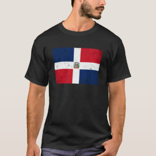 Camiseta Gráfico de la bandera de la República Dominicana p