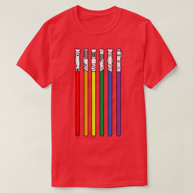 Camiseta Gráfico de la bandera del orgullo gay arcoiris de  (Diseño del anverso)
