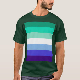 Camiseta Gráfico de la bandera del Orgullo Gay del MLM