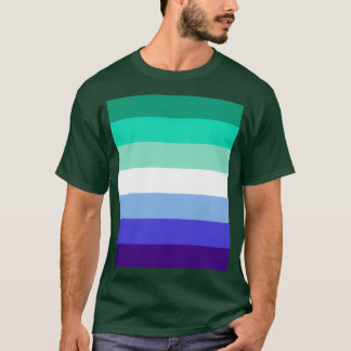 Camiseta Gráfico de la bandera del Orgullo Gay del MLM