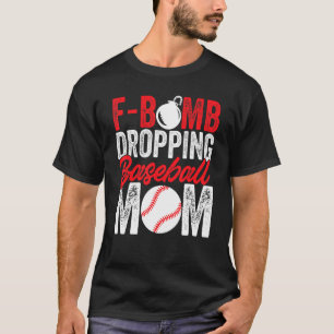 Camiseta Gráfico de la bomba que destruyó a mamá de béisbol