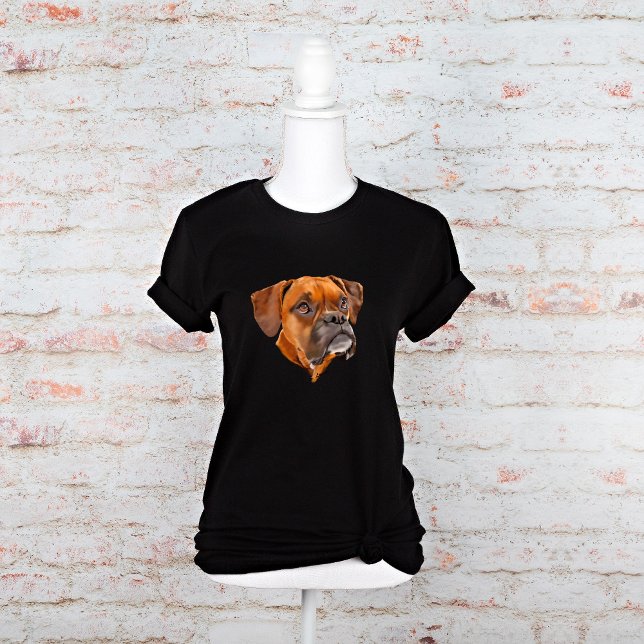 Camiseta Gráfico de la cara del perro de Boxer (Subido por el creador)
