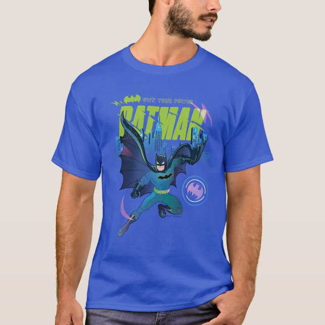 Camiseta Gráfico de la ciudad de Batman "Own Your Power" (Anverso)