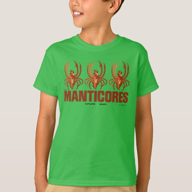 Camiseta Gráfico de la cosecha de manticores de bebés (Anverso)