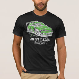 Camiseta Gráfico de la cultura callejera de hatchback JDM